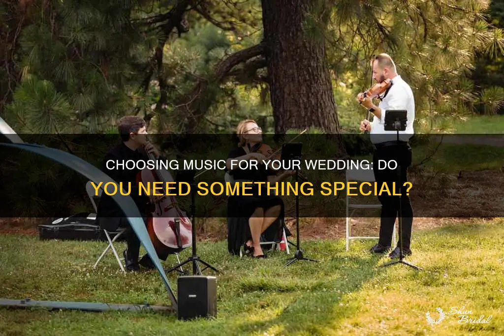 do I need special music for wedding ceremony