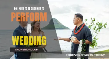 Who Can Perform a Wedding? The Ordination Question