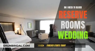 Blocking Reserve Rooms: A Wedding Must or Bust?