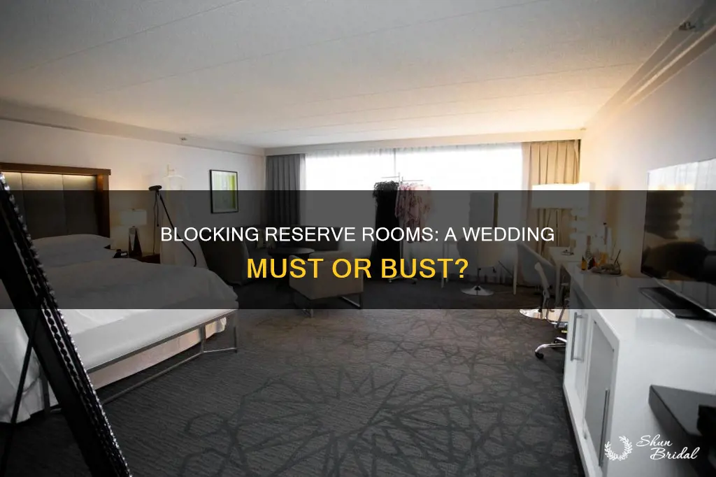 do I need to block reserve rooms wedding