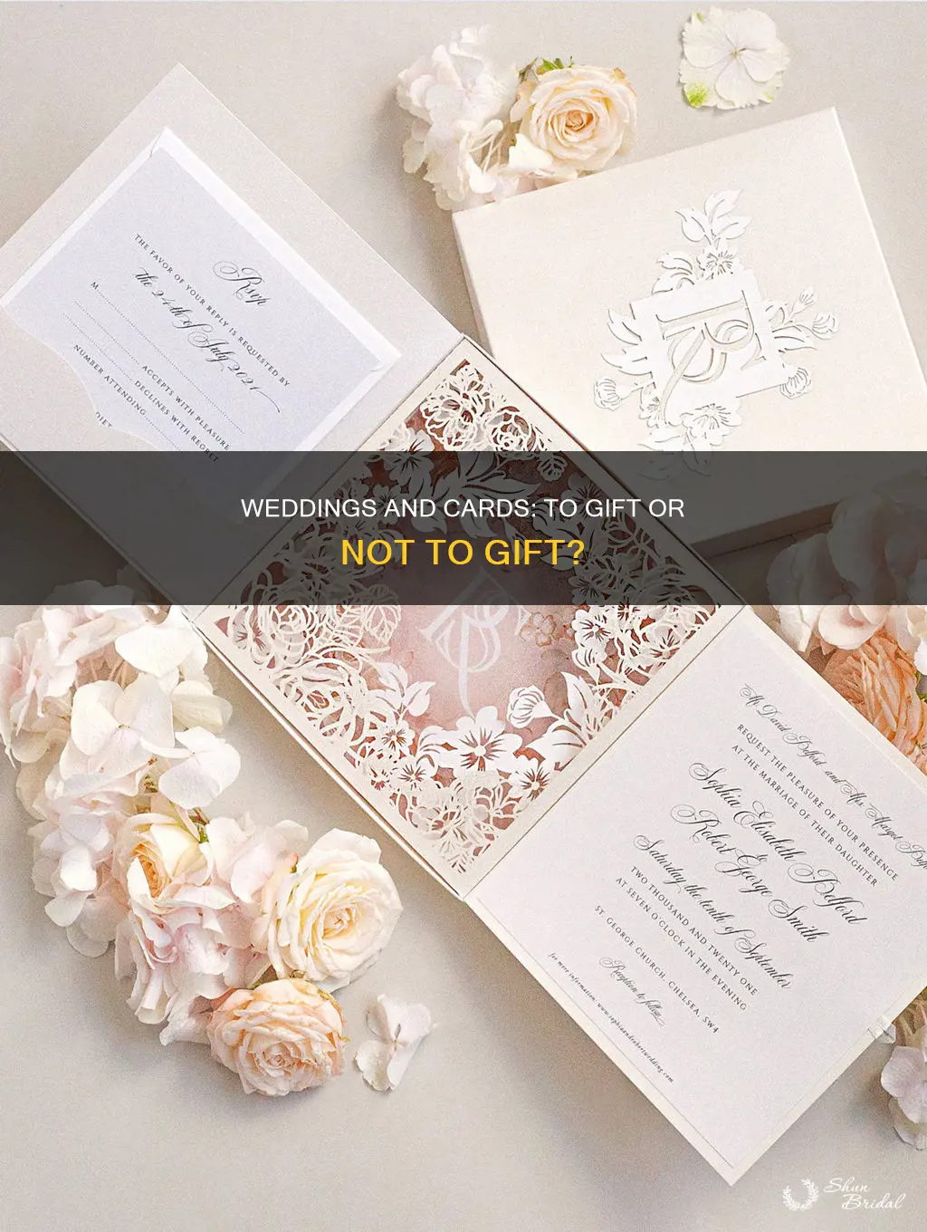 do I need to bribbt a card to the wedding