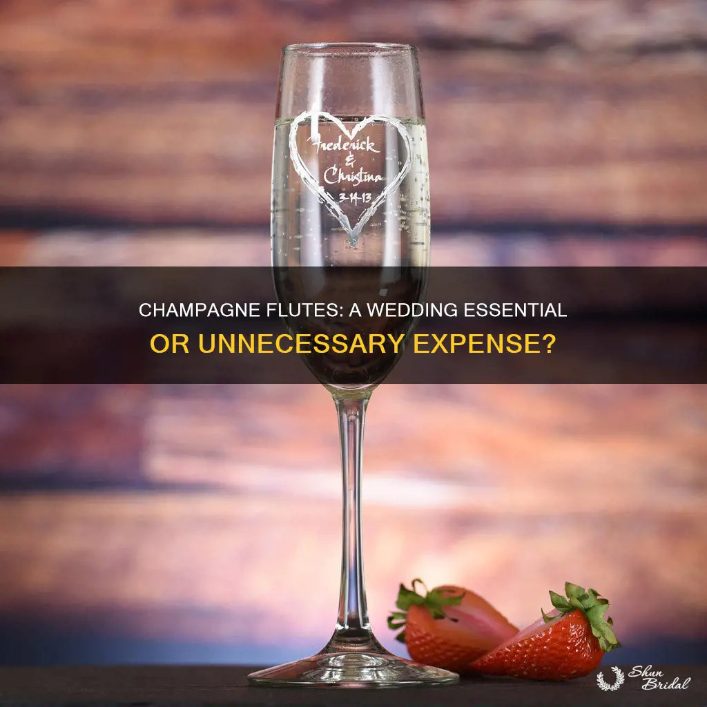 do I need to buy champagne flutes for wedding