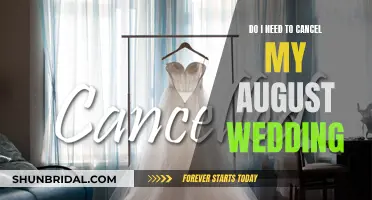 Should I Cancel My August Wedding?