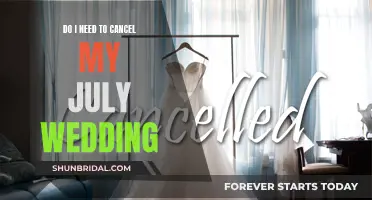 Should I Cancel My July Wedding?