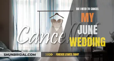 Should I Cancel My June Wedding?