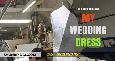 Cleaning Your Wedding Dress: Yes or No?