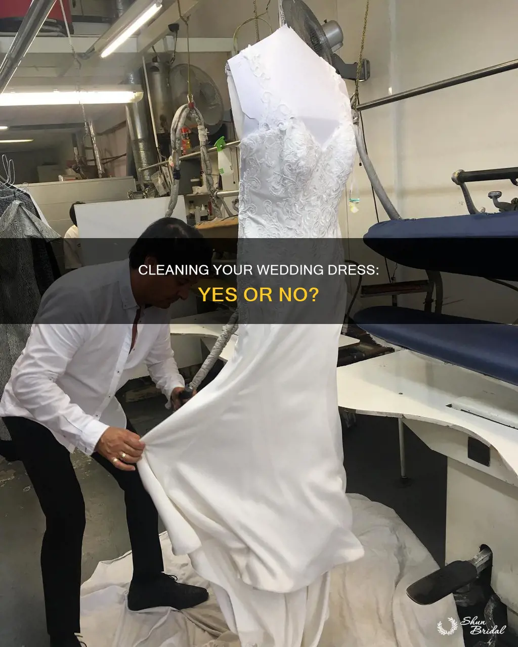 do I need to clean my wedding dress