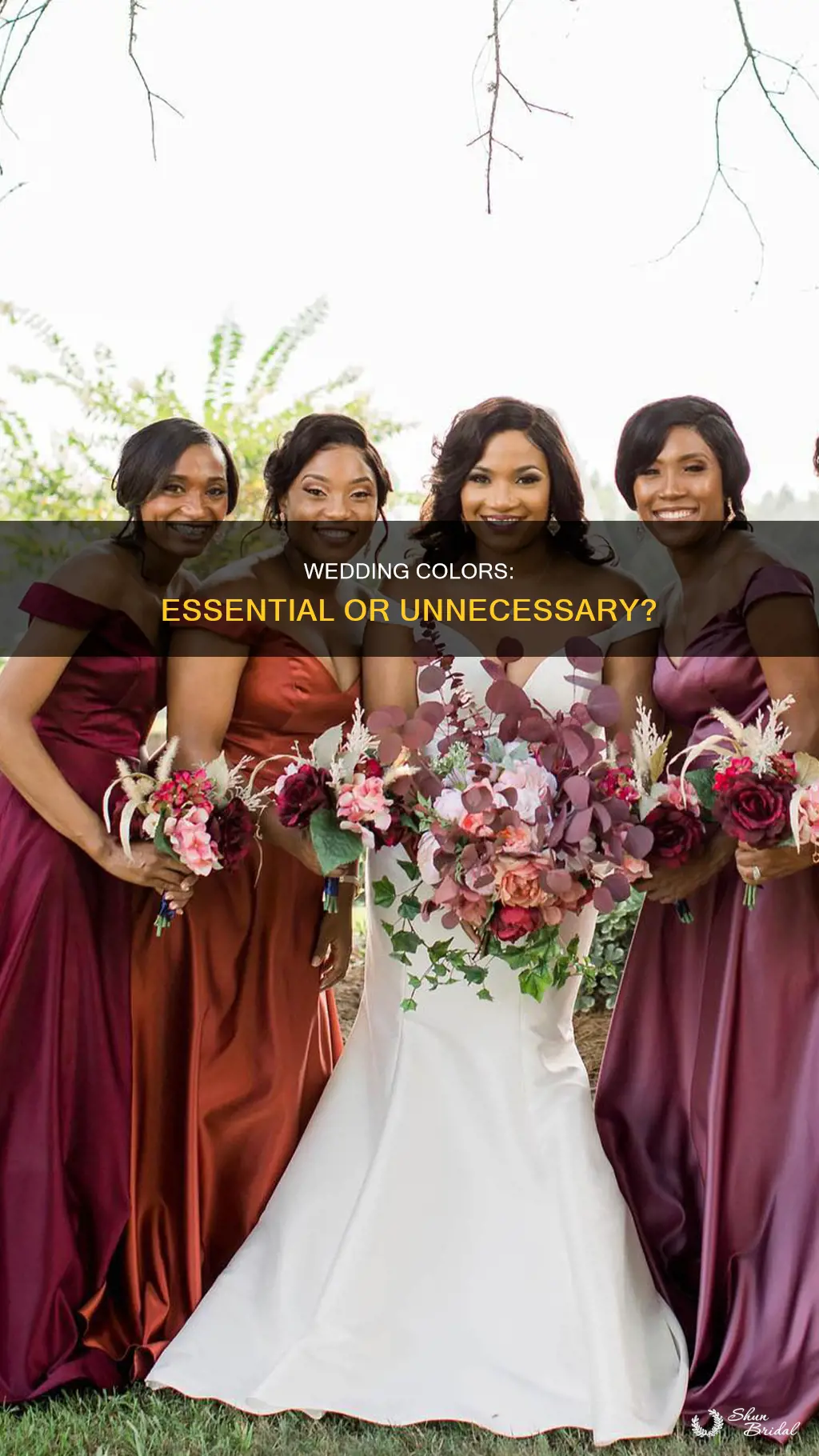 do I need to have wedding colors