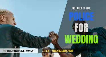 Should You Hire Police Officers for Your Wedding?