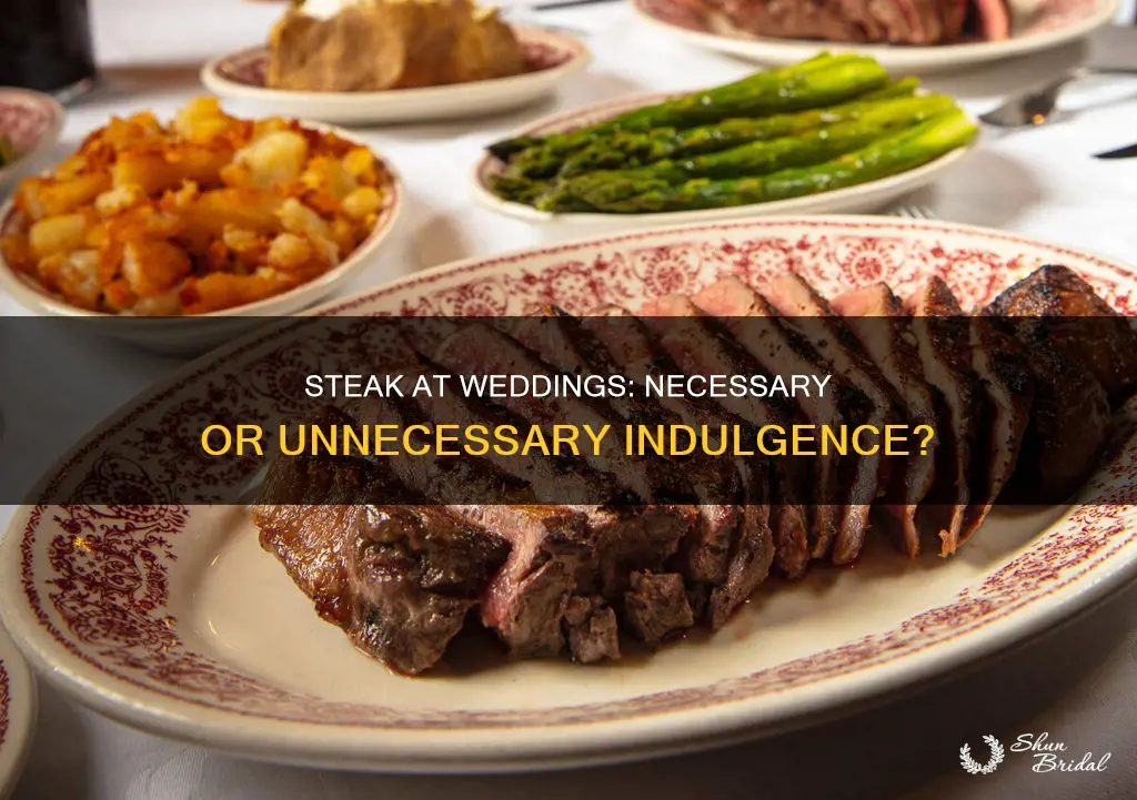 do I need to offer steak at my wedding