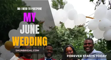 Should You Postpone Your June Wedding?