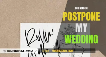 Should You Postpone Your Wedding?