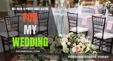 Ironing Table Cloths for Your Wedding: Is It Necessary?