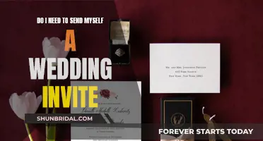 Wedding Etiquette: Sending Yourself a Wedding Invite?