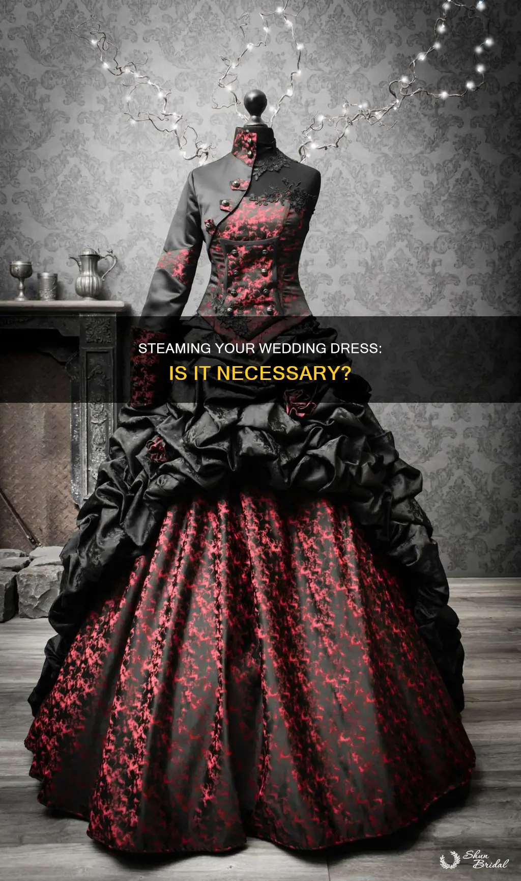 do I need to steam my wedding dress