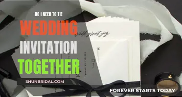 Wedding Invitation Etiquette: To Tie or Not to Tie?