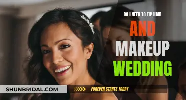 Tipping Hair and Makeup Artists: Wedding Etiquette