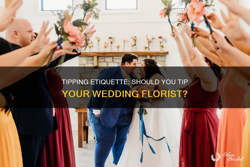 do I need to tip my wedding florist