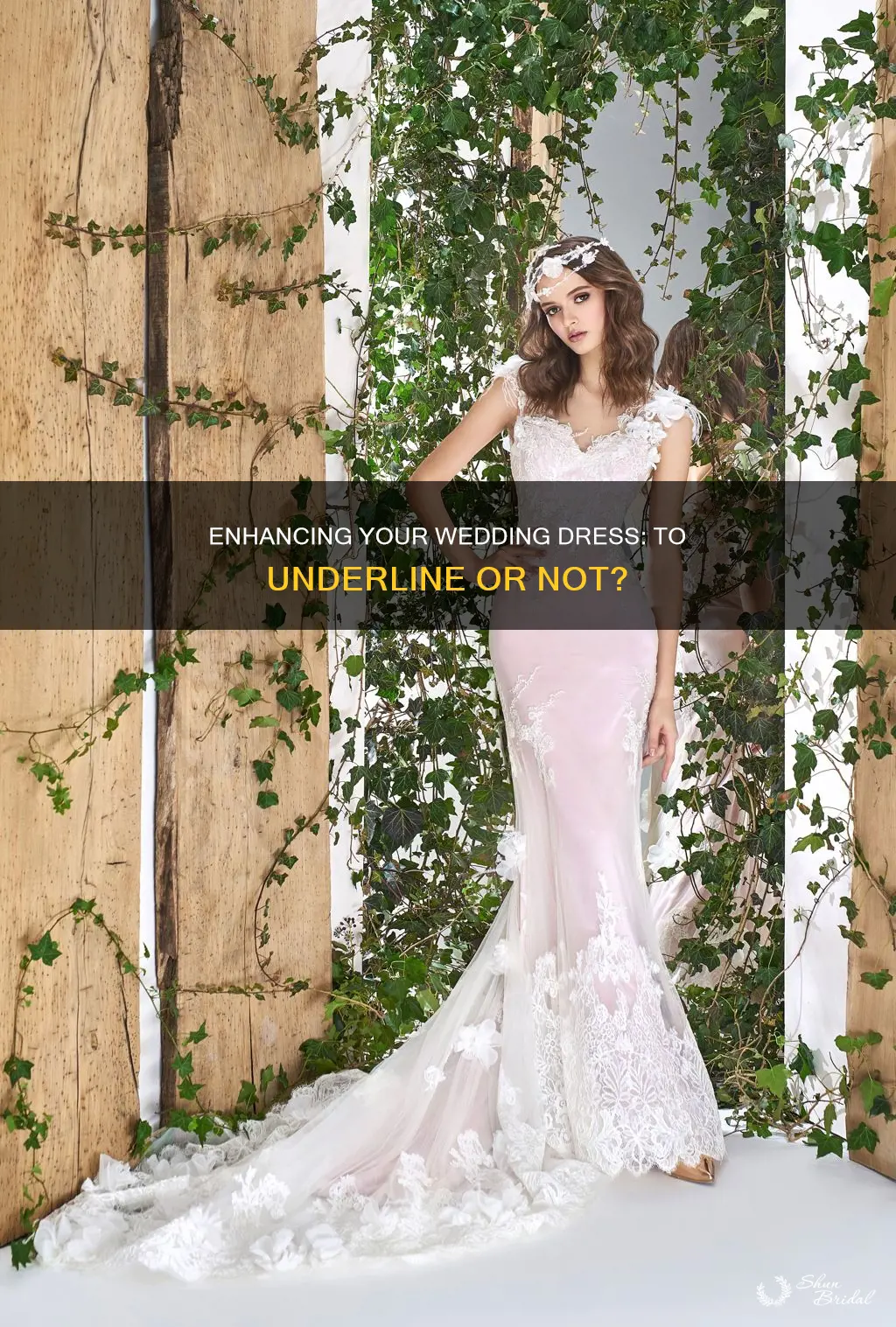 do I need to underline my wedding dress