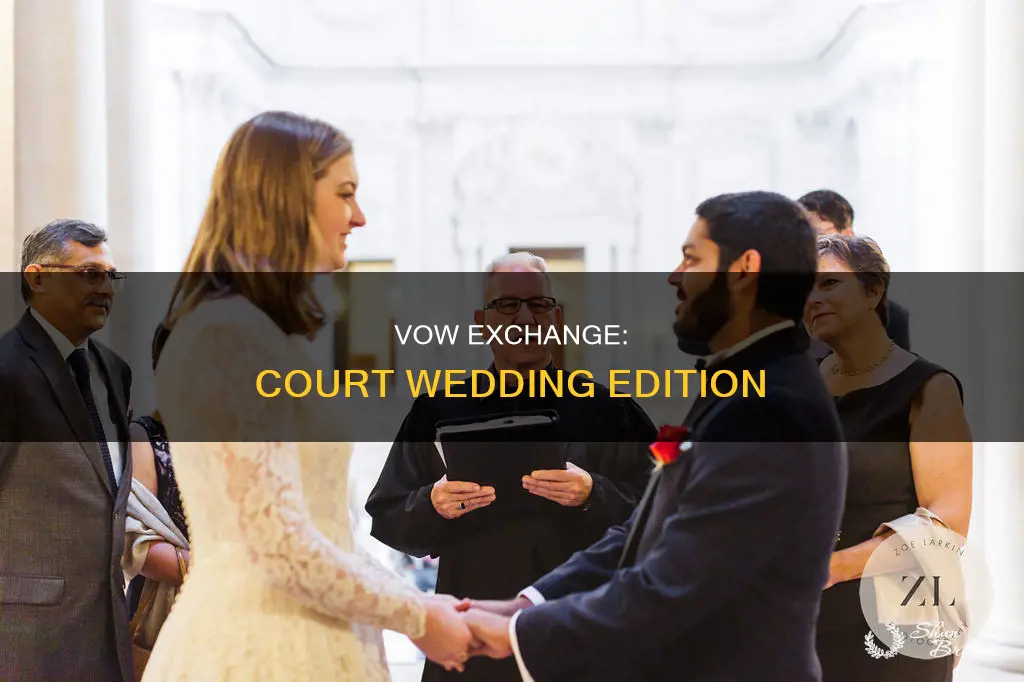 do I need to write vows for a court wedding