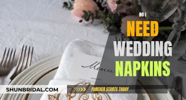 Wedding Napkins: Necessary or Unnecessary Expense?