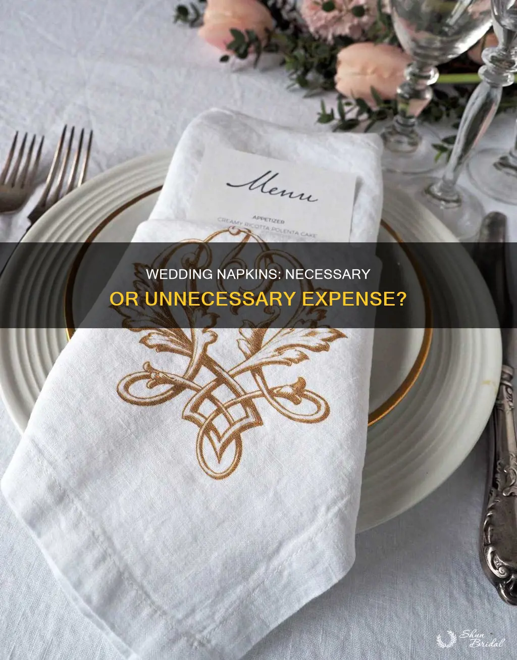 do I need wedding napkins