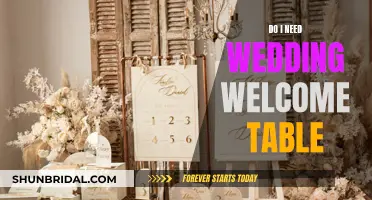 Welcome Table: A Warm Wedding Greeting for Guests