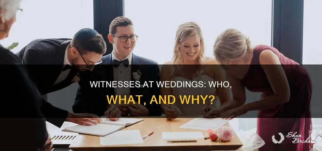 do I need witnesses at my wedding