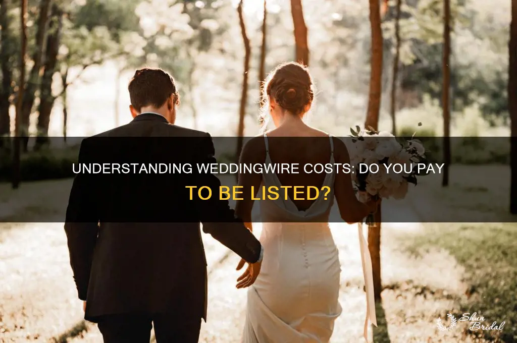 do I pay to be on wedding wire