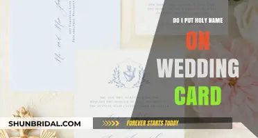 Should You Include a Holy Name on Your Wedding Invitation?