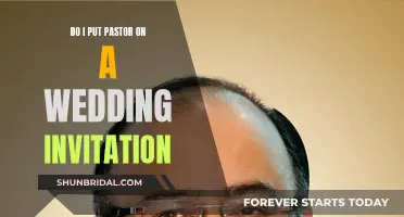 How to Address Wedding Invites to a Pastor