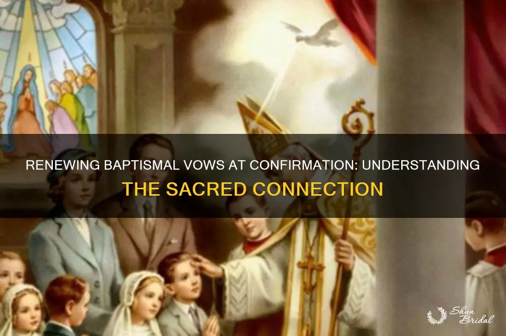 do i renew my baptismal vows when i get confirmed