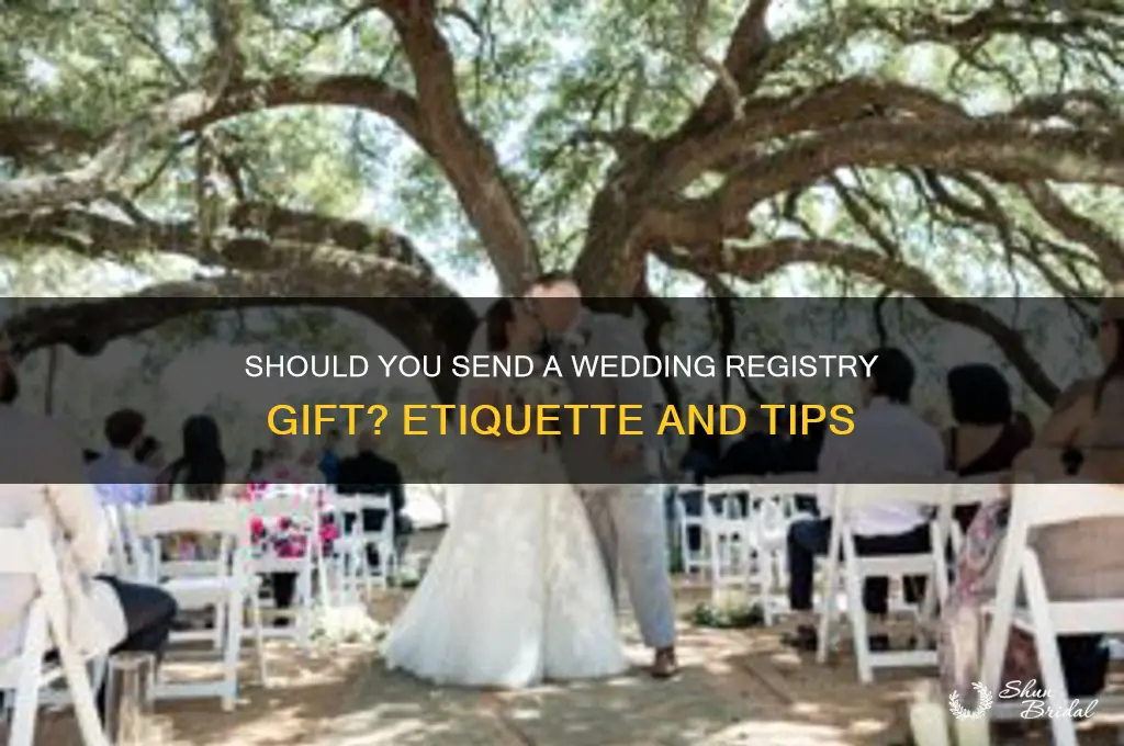 do i send a wedding registry gift
