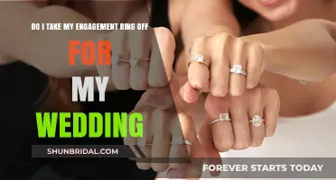 The Big Day: Engagement Ring On or Off?