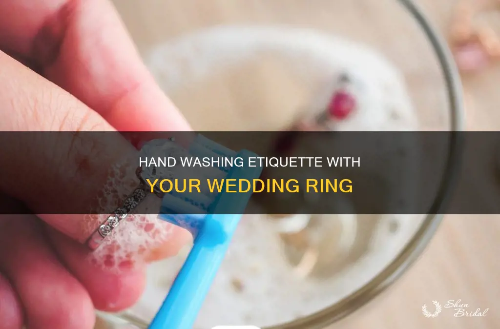 do I take wedding ring off to wash hands