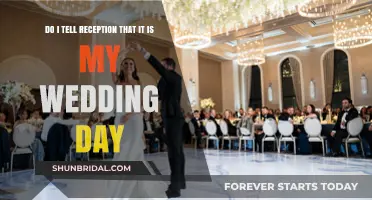 Should You Share Your Wedding Day News with Hotel Reception?