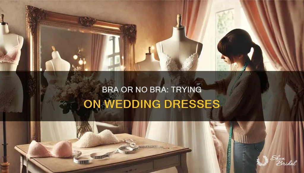 do I wear a bra to try on wedding dresses