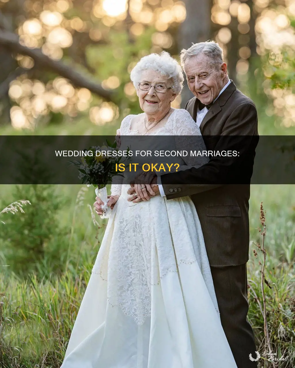 do I wear a wedding dress for a secind marriage