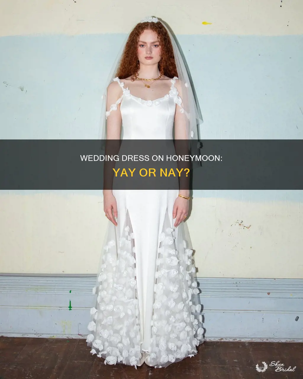 do I wear my wedding dress to my honeymoon