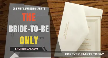 Wedding Card Etiquette: Should You Address the Bride-to-Be Only?