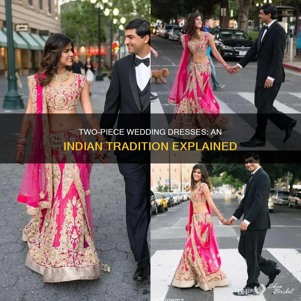 do indians wear two piece wedding dresses
