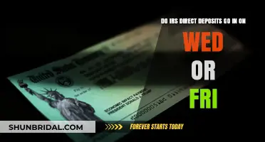 IRS Direct Deposits: Wednesday or Friday Arrival Explained