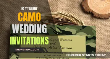 Camo Wedding Invites: DIY Guide for Your Big Day