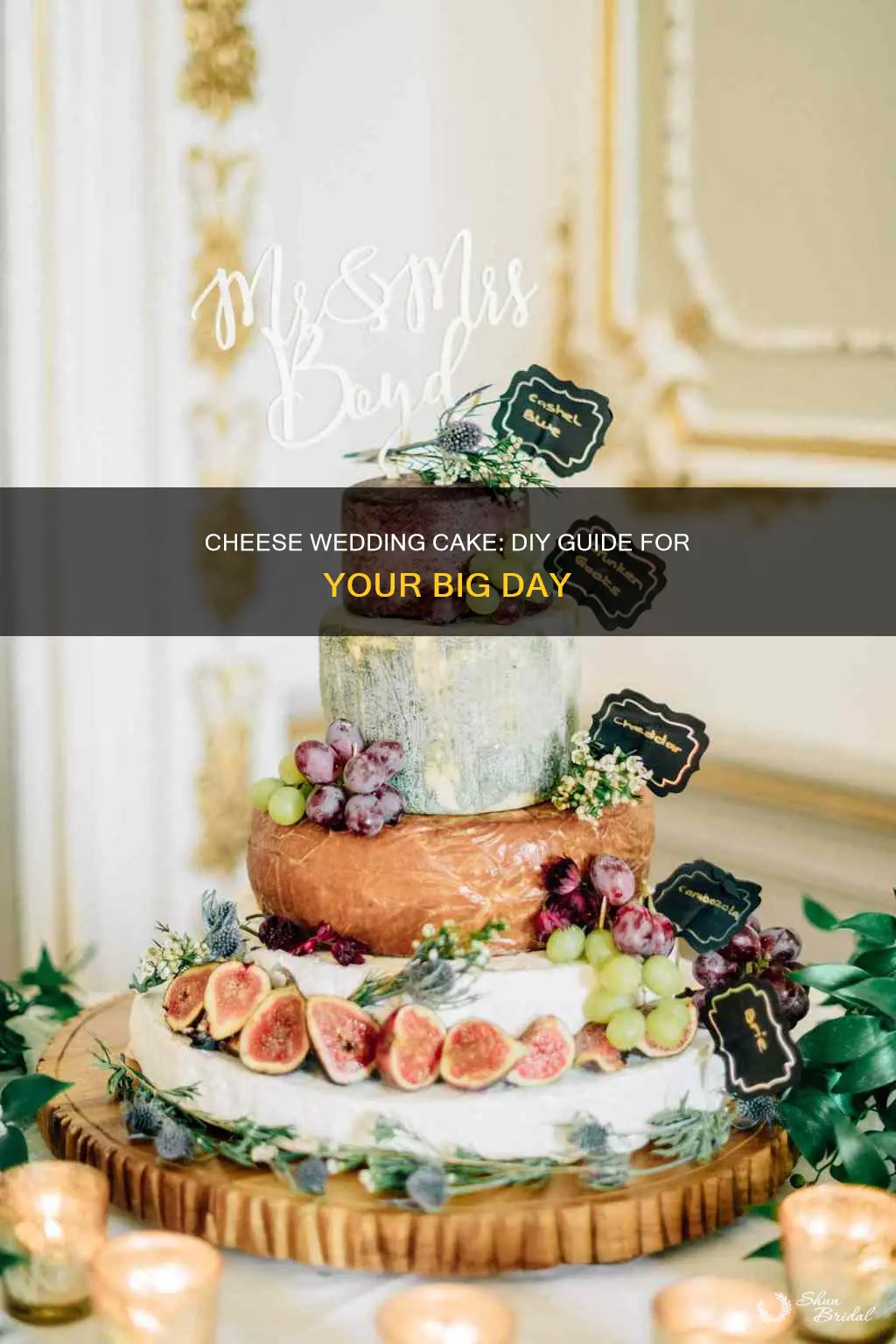 do it yourself cheese wedding cake