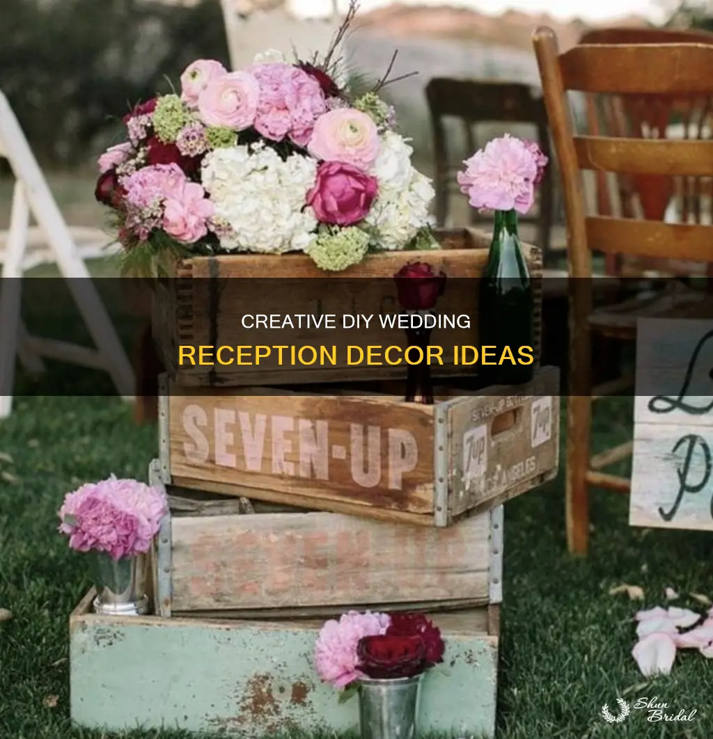 do it yourself decorating ideas for wedding receptions