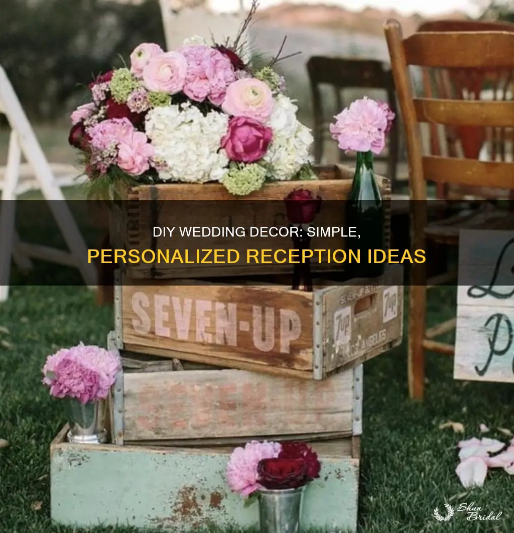do it yourself decorations for wedding receptions