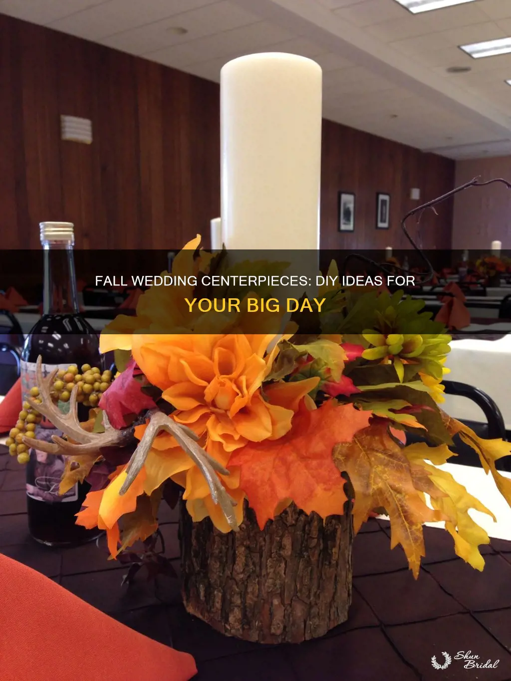 do it yourself fall wedding centerpieces
