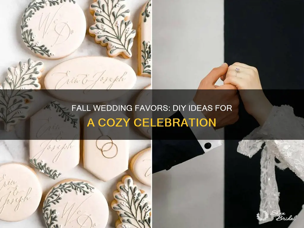 do it yourself fall wedding favors