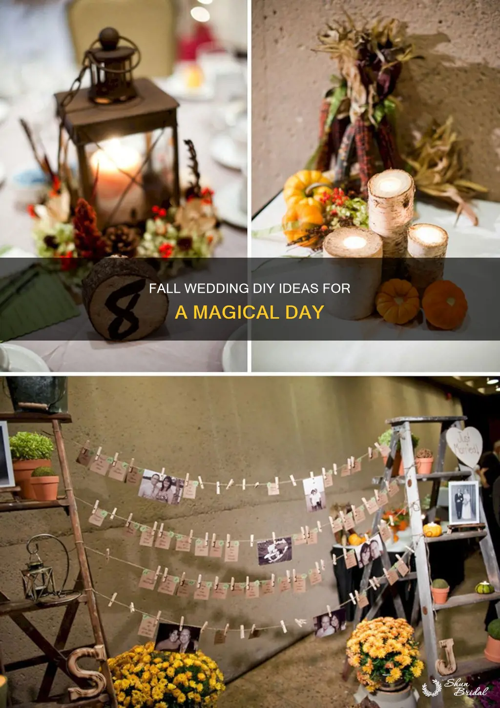 do it yourself fall wedding ideas