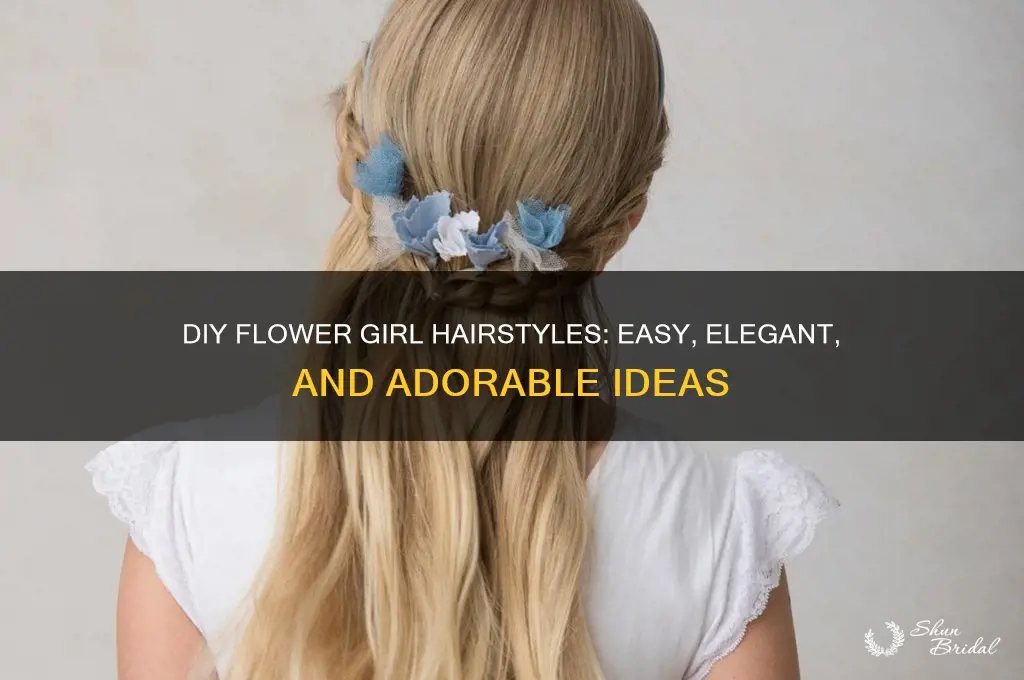 do it yourself flower girl hair